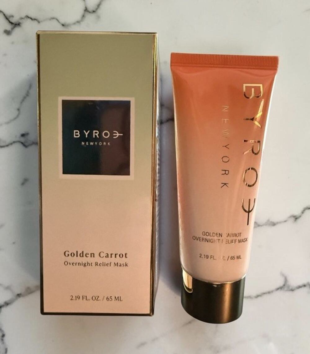 BYROE Golden Carrot Overnight Relief Mask 65 ml / 2.19 fl oz NIB/SEALED